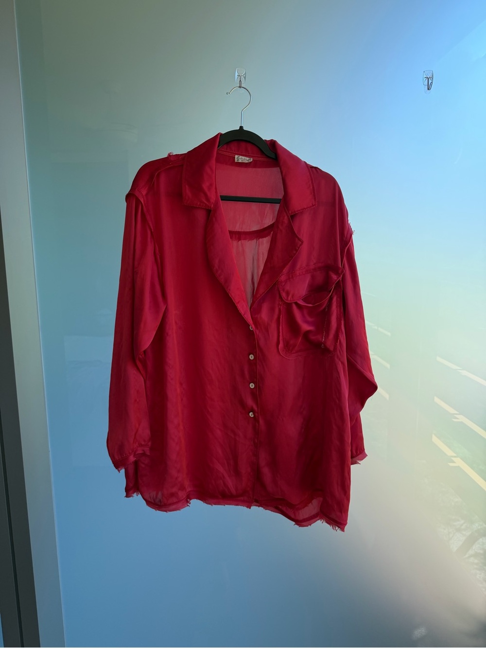 Free People Like Honey Top in Red - Picture 2 of 5